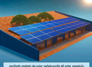 Espaço para painéis solares