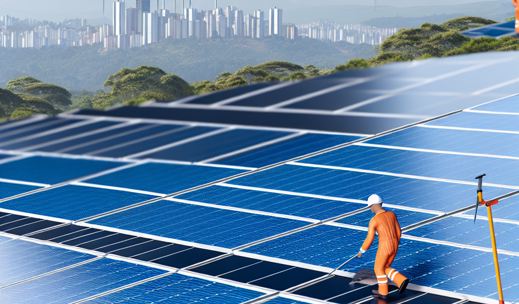 painéis solares troca frequência