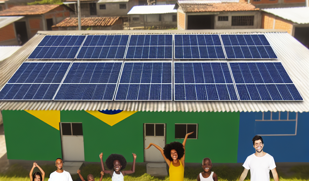 Energia solar em comunidades vulneráveis